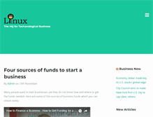 Tablet Screenshot of linuxheadquarters.com